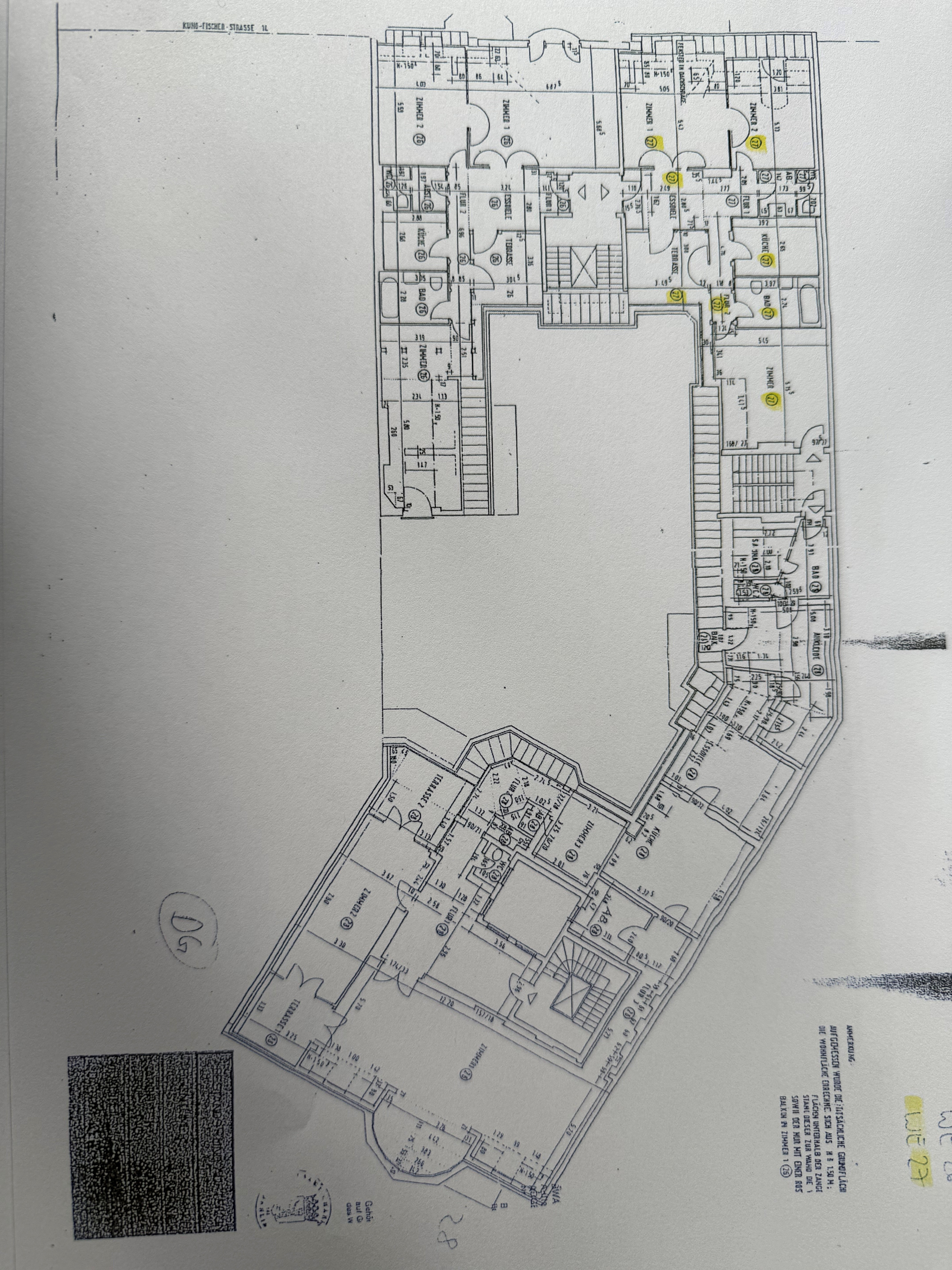 Grundriss Dachgeschoss Maisonette-Loft Berlin Charlottenburg